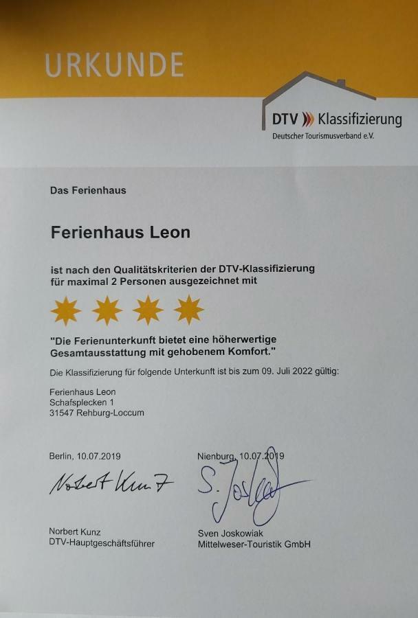 Ferienhaus Leon Mit Sauna Rehburg-Loccum Buitenkant foto